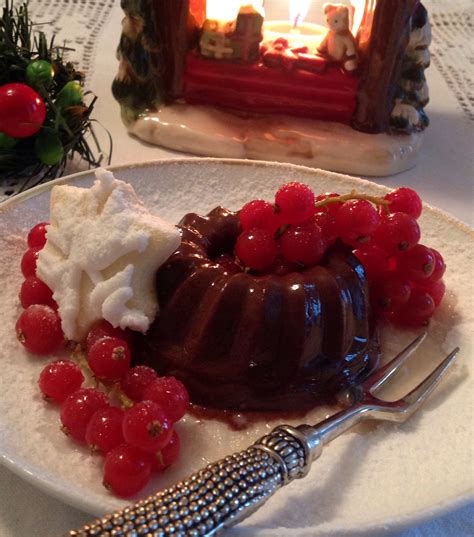 Budino Al Cioccolato Con Ribes Cucinando Con Roberta