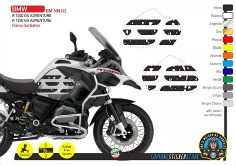 2 ADHÉSIFS FLANC Réservoir Moto BMW R 1200 GS Adv LC Bm Nn K3 EUR 25 83