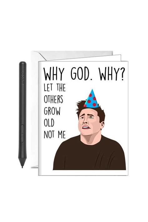 Joey Tribbiani Friends TV Show Birthday Card, 30th Birthday Card ...