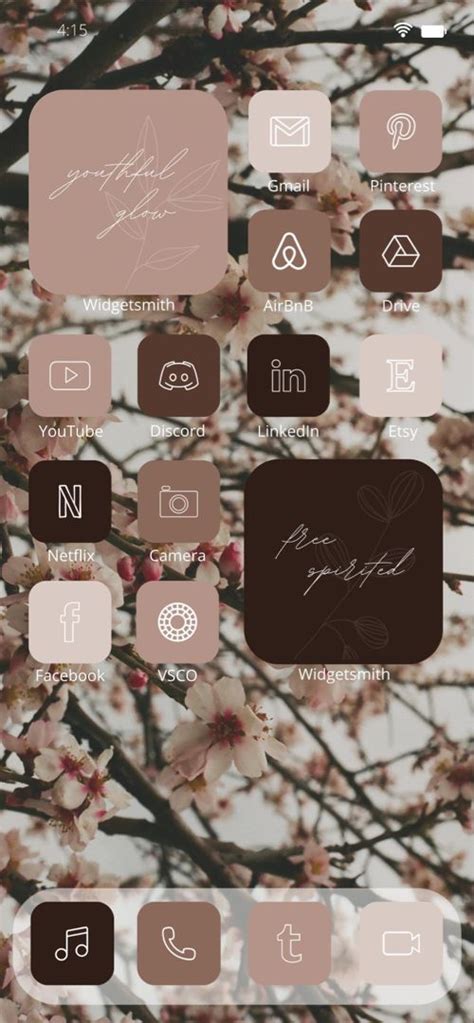 Ios Android Brown Aesthetic App Icons Pack