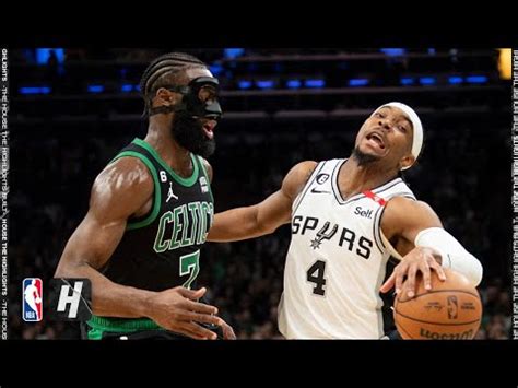 Boston Celtics Vs San Antonio Spurs Full Game Highlights March