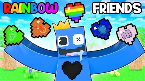 Rainbow Friends Have Custom Hearts In Minecraft Youtube