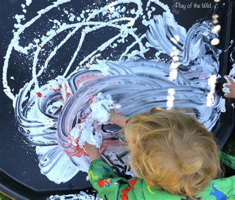 Shaving Foam Sensory Play Ideas Play Of The Wild