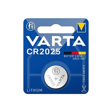 Varta CR2025 Lithium Knopfzelle 3V 157mAh Batterie 0 69