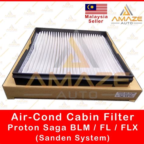 Air Cond Cabin Filter For Proton Saga BLM FL FLX Sanden System