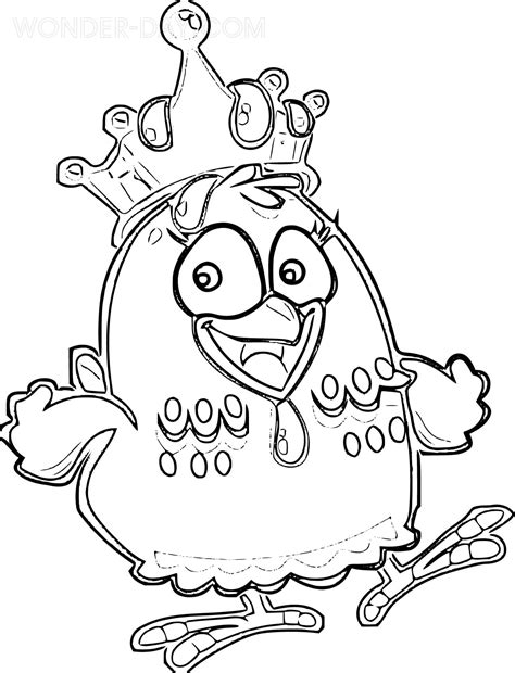 Desenho Para Pintar Da Galinha Pintadinha - 7