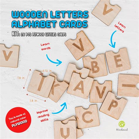 Wooden Letters Alphabet Blocks Preschool Montesorri Toys - Etsy