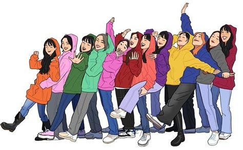 Pin by (ʘᴗʘ ) on Loona 🌙 | Friends illustration, Chibi wallpaper, Fan art