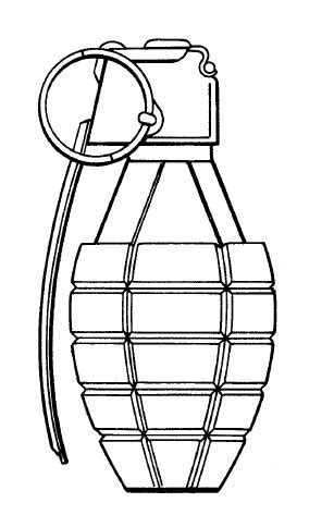 Grenade Drawing - ClipArt Best