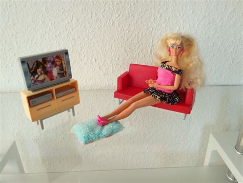 Barbie Living Room Furniture Living Room Furniture Couch Sofa TV TV ...