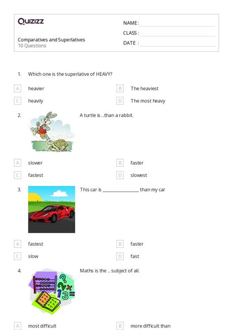 Third Grade B Comparatives And Superltives Hot Sex Picture