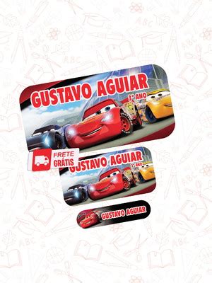 Etiqueta Escolar Hot Wheels Unidades Elo