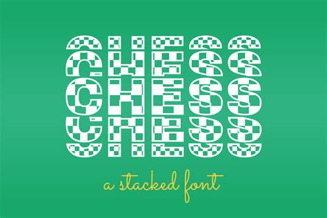 Chess Font By Wadlen Creative Fabrica