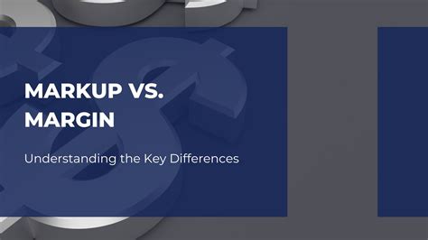 Price Markup Vs Margin What Are The Key Differences