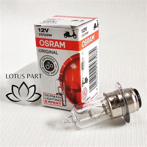 Jual Lampu Bohlam Depan Halogen Osram Motor Bebek Matic V W