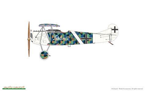 Eduard 172 Fokker Dvii Alb Profipack Edition 70134