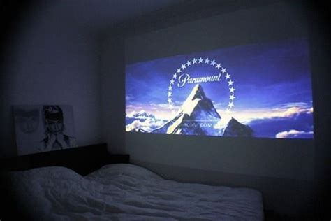 Small Bedroom Projector Setup : Projector in bedroom home cinema ...