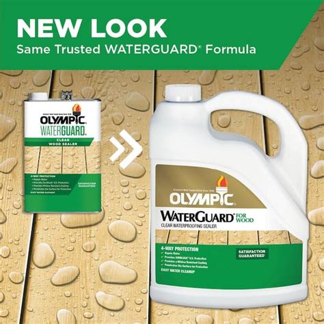 Olympic WaterGuard 1 Gal Clear Exterior Wood Sealer 55260XIA 01 The