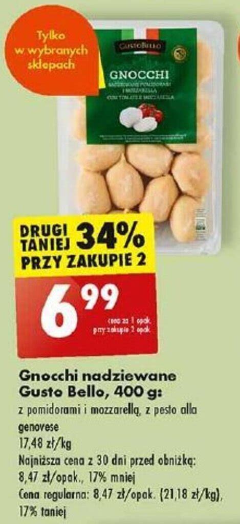 Promocja Gnocchi Nadziewane Gusto Bello G W Biedronka