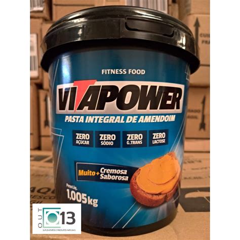 Pasta Integral De Amendoim VITAPOWER 1 005 Kg Shopee Brasil