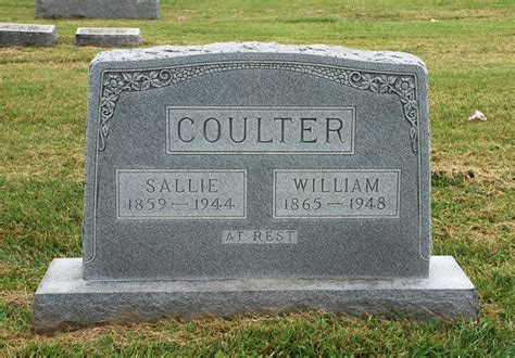 Sarah Sallie” Hungate Coulter 1859 1944 Find A Grave äreminne