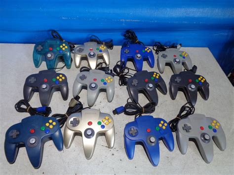 Nintendo64 ニンテンドー64 コントローラー Nus 005 色々 まとめて 12個 ジャンク 本体、アクセサリー ｜売買された