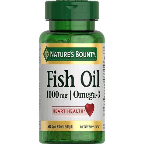 Nature's Bounty Рыбий жир 1000 мг Омега-3 капсулы 50 шт цена в аптеке ...