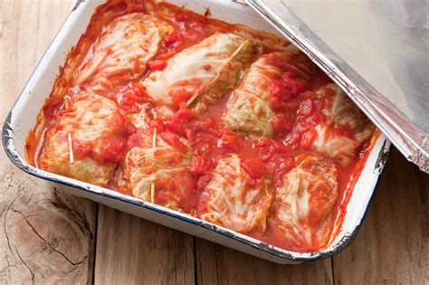 Baked Stuffed Cabbage Rolls Recipe