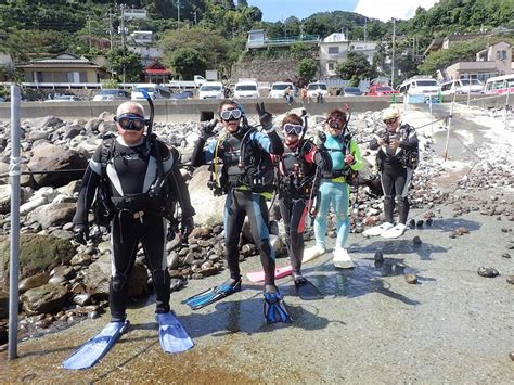 オープンウォーターダイバー講習で江の浦で潜ってきました ダイビングスクール ブルーアース21世田谷