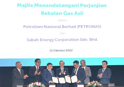 Sabah, PETRONAS Ink Agreements to Support Domestic Gas Industry Growth ...