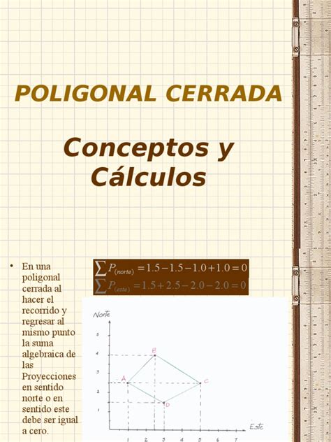 Poligonal Cerrada Azimut Física Y Matemáticas