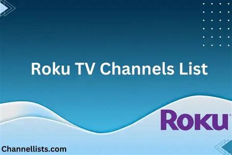 Roku TV Channels List With Numbers 2024 Live TV Channels