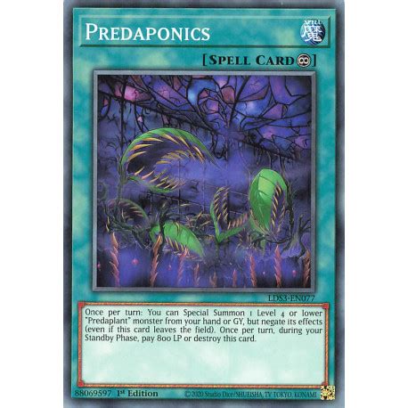 lds en predaponics legendary duelists season  card yu gi
