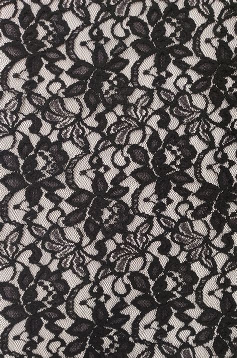 stretchspets blommig svart ags textil