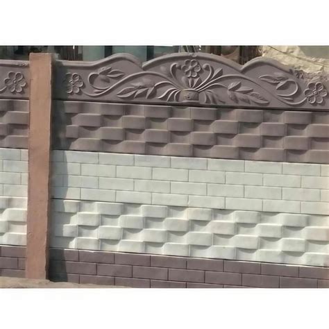 Concrete Prefab Rcc Readymade Compound Wall For Land Boundry