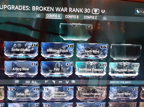 My Broken war build for U/yannickdell369 : r/Warframe