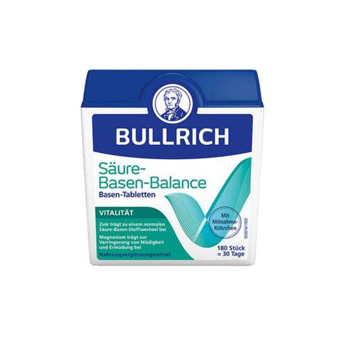 Bullrich Säure Basen Balance Tabletten 180 St online bei Pharmeo kaufen