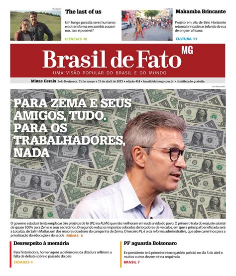 Brasil De Fato Mg On Twitter Est Nas Ruas A Edi O Do Brasil De