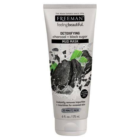 Freeman Detoxifying Charcoal Black Sugar Mud Mask