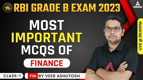 Most Important Mcqs Of Finance Rbi Grade B Preparation Fm Rbi Grade