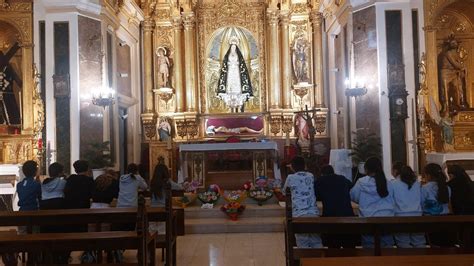 Los Alumnos Del Ceip Nuestra Se Ora De La Milagrosa Visitan A La Virgen