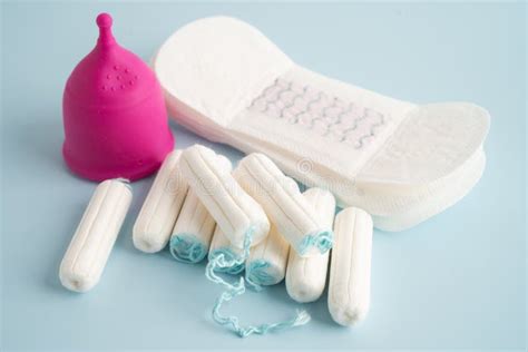 Sanitary Pad Napkin Tampon And Menstruation Cup For Woman Hygiene