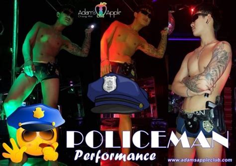 POLICEMAN PERFORMANCE Adams Apple Club Chiang Mai