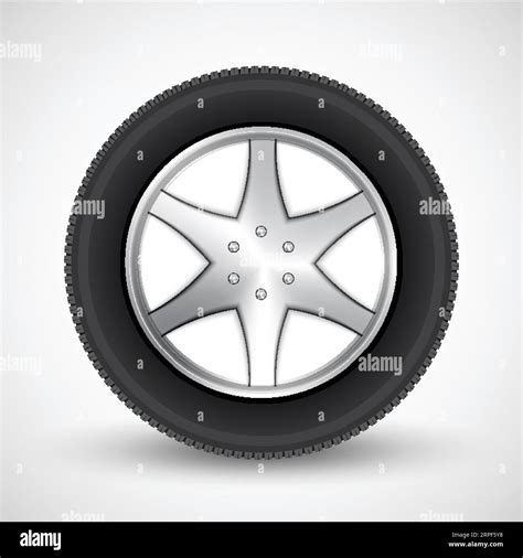 Car Wheel Royalty Free Vector Image Stock Vector Image Art Alamy