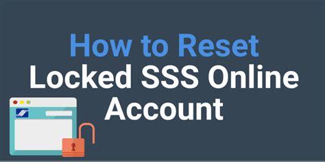 How To Reset Password For Locked Sss Online Account The Pinoy Ofw