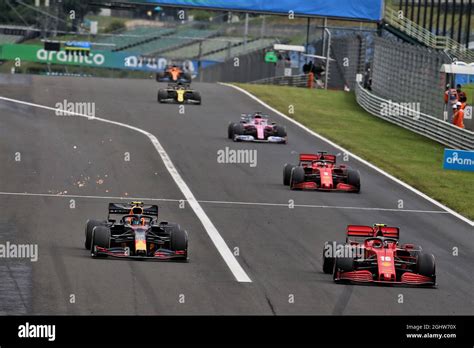 Charles Leclerc MON Ferrari SF1000 And Alexander Albon THA Red Bull