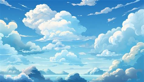 Premium Photo | Blue sky clouds background