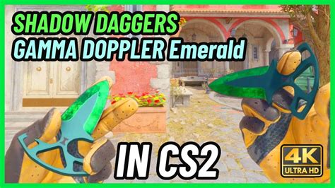 Cs Shadow Daggers Gamma Doppler Emerald Cs Knife In Game Showcase