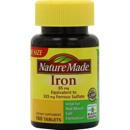 Nature Made Iron Tablets Mg Ct Red Blood Cells Big Deal