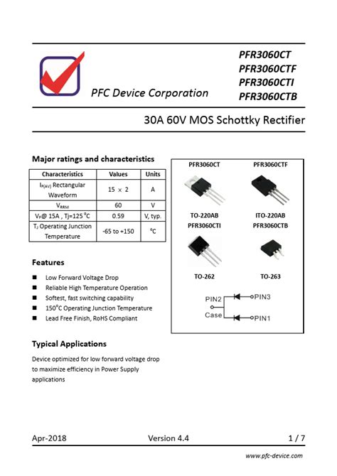 Pfr Cti Rectifier Datasheet Distributor Stock And Price